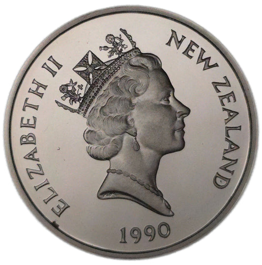 1990 New Zealand Two Dollar, Silver Proof