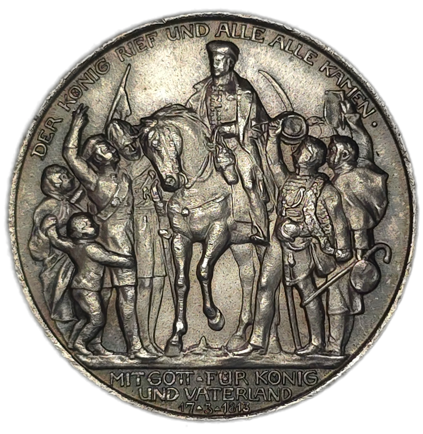 1913 Prussia 2 Marks, aUNC