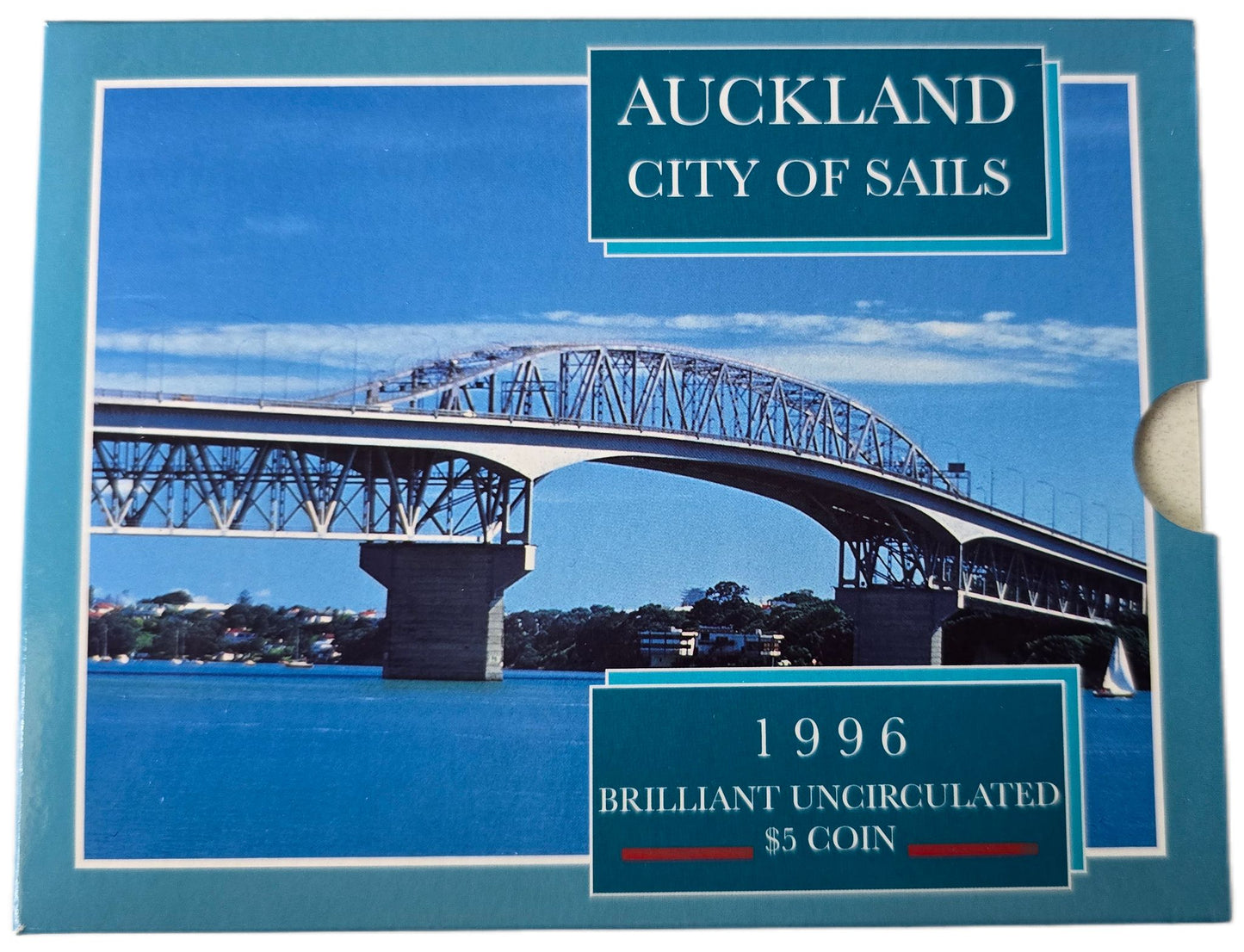 1996 Auckland Brilliant Uncirculated Coin