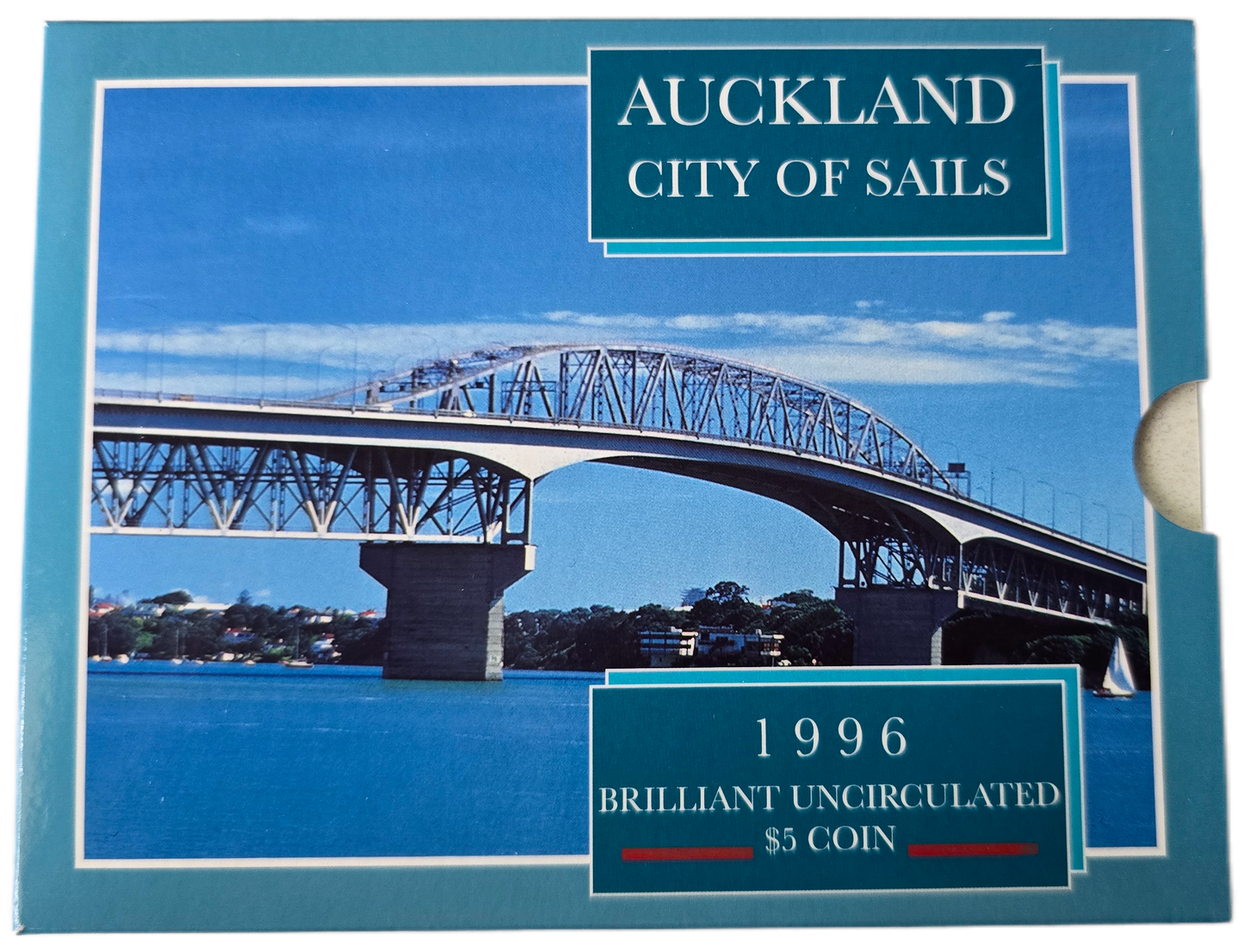 1996 Auckland Brilliant Uncirculated Coin