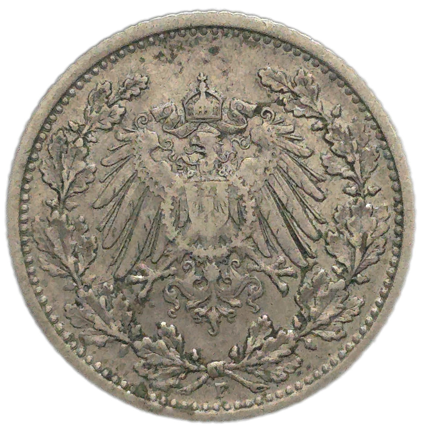 1905 Germany 1/2 Mark