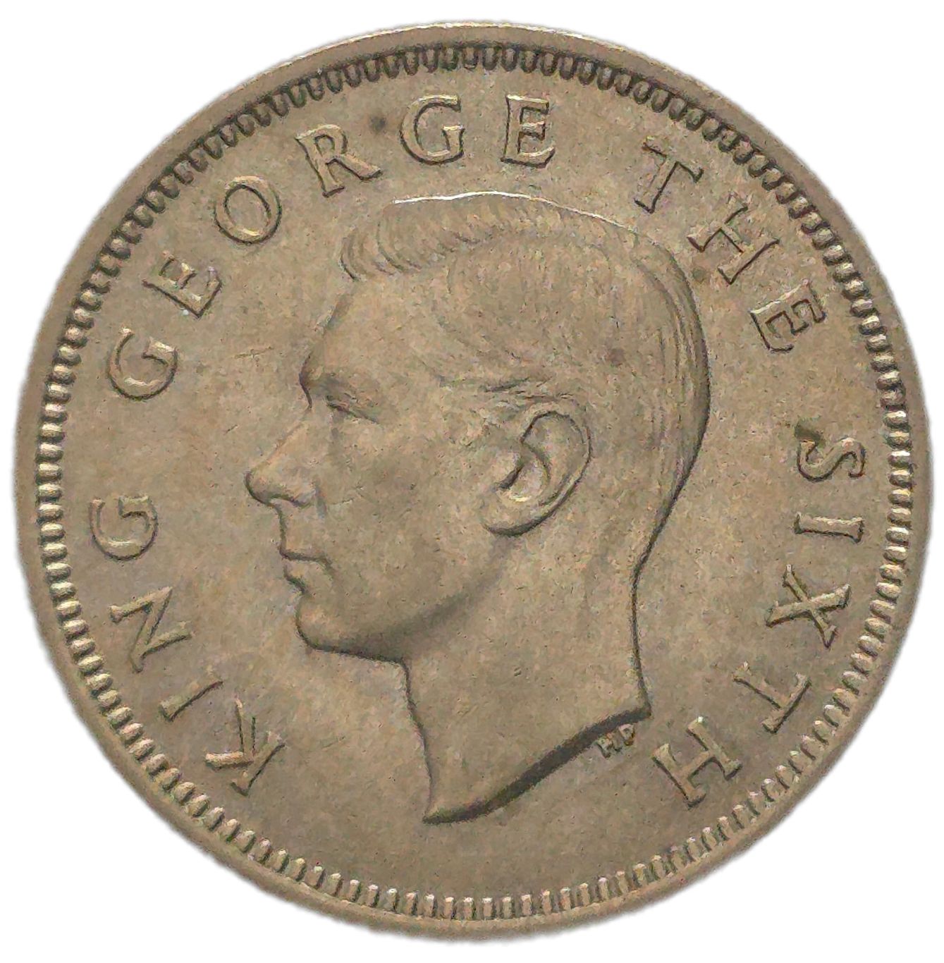 1948 New Zealand Shilling, EF