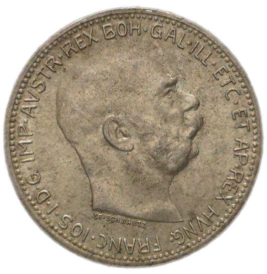 1915 Austrian Empire 1 Corona, EF