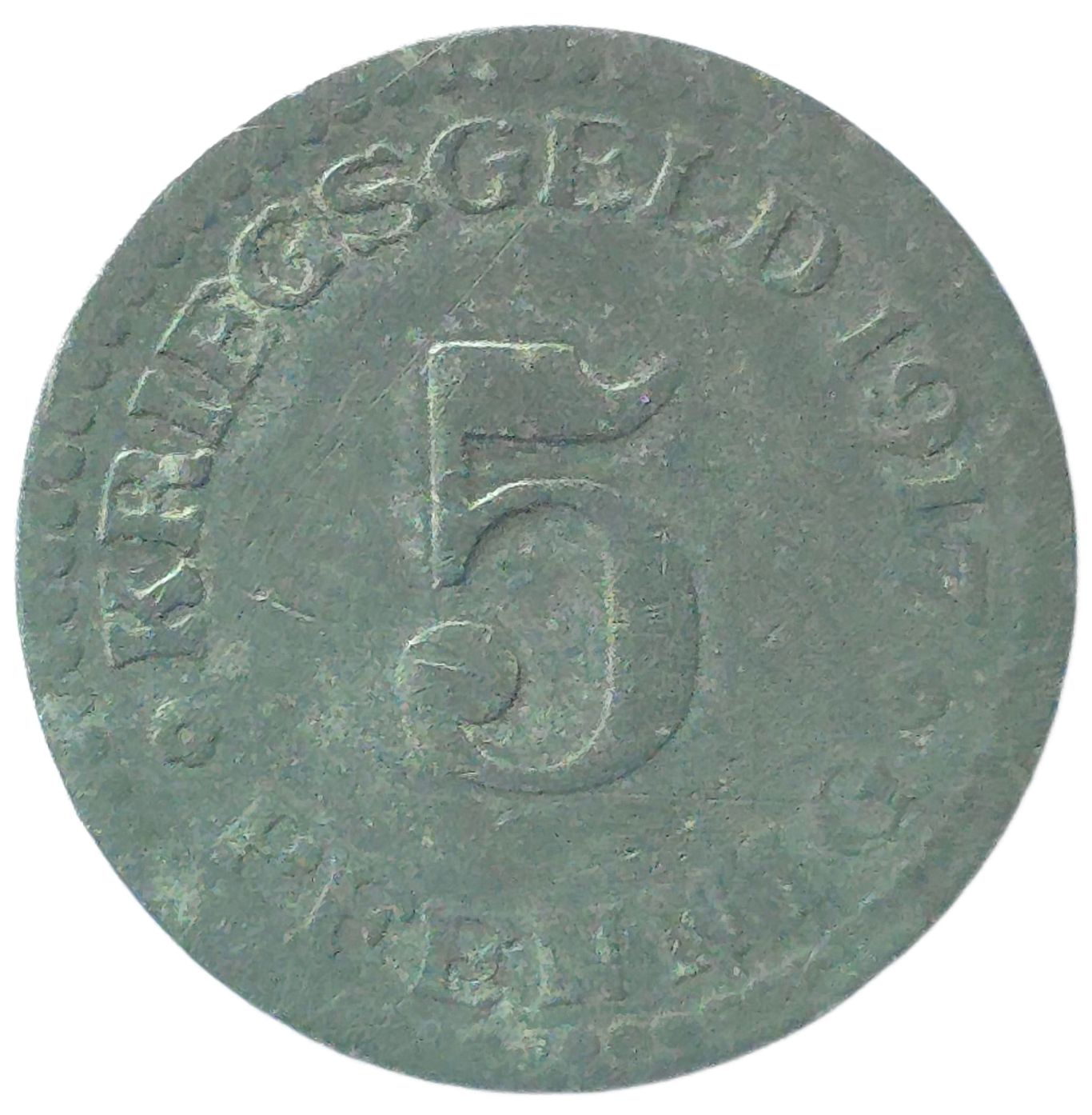 1917 Germany Cassel 5 pfennig Notgeld