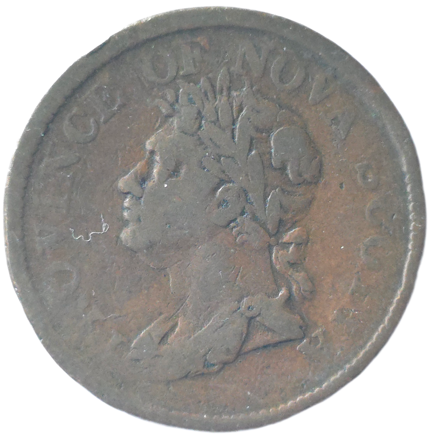 1824 Nova Scotia Canada Penny, George IV