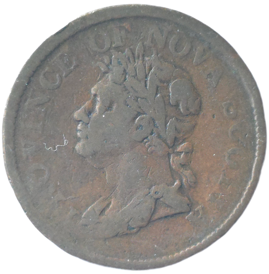 1824 Nova Scotia Canada Penny, George IV