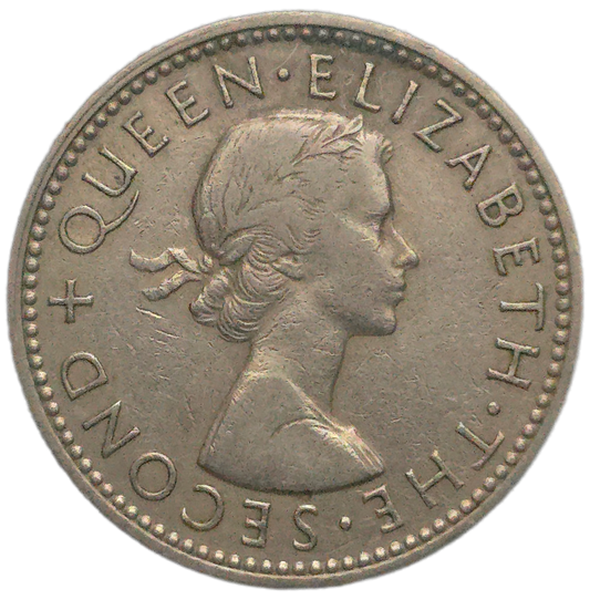 1965 New Zealand Shilling, Broken Back