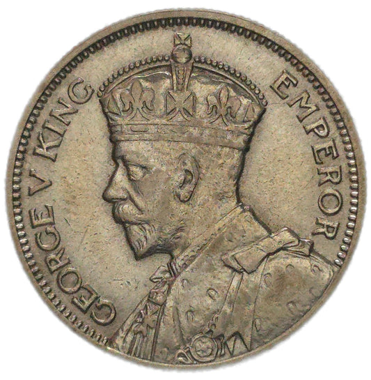 1935 New Zealand Shilling, gVF