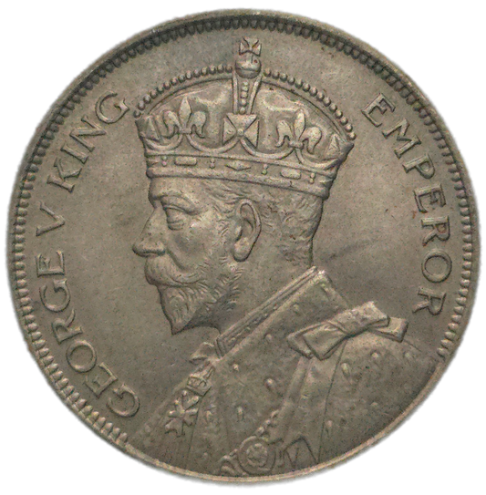 1934 New Zealand Half Crown, aEF