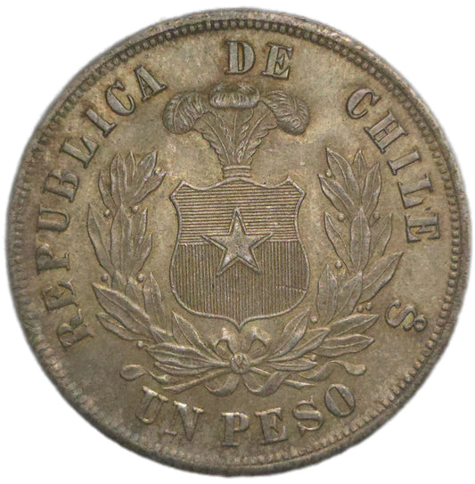 1882 Chile One Peso