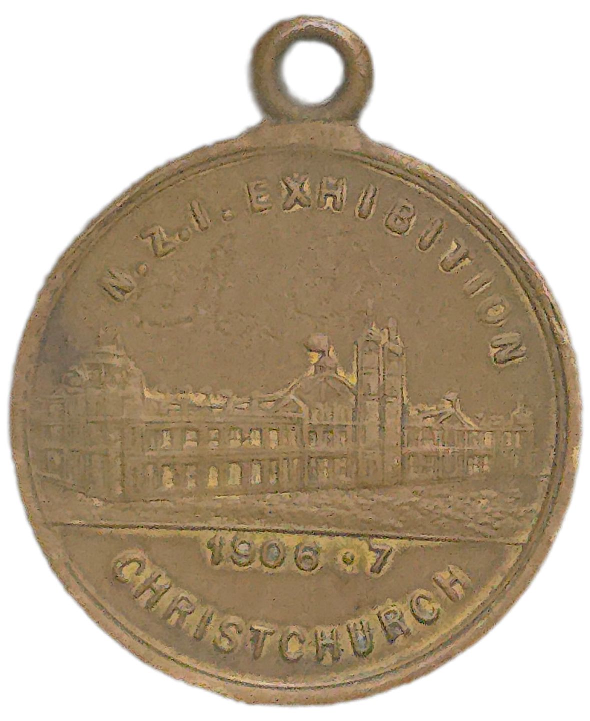1906-07 New Zealand, New Zealand Exhibition Medalet