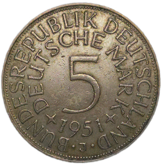 1951 Germany 5 Marks