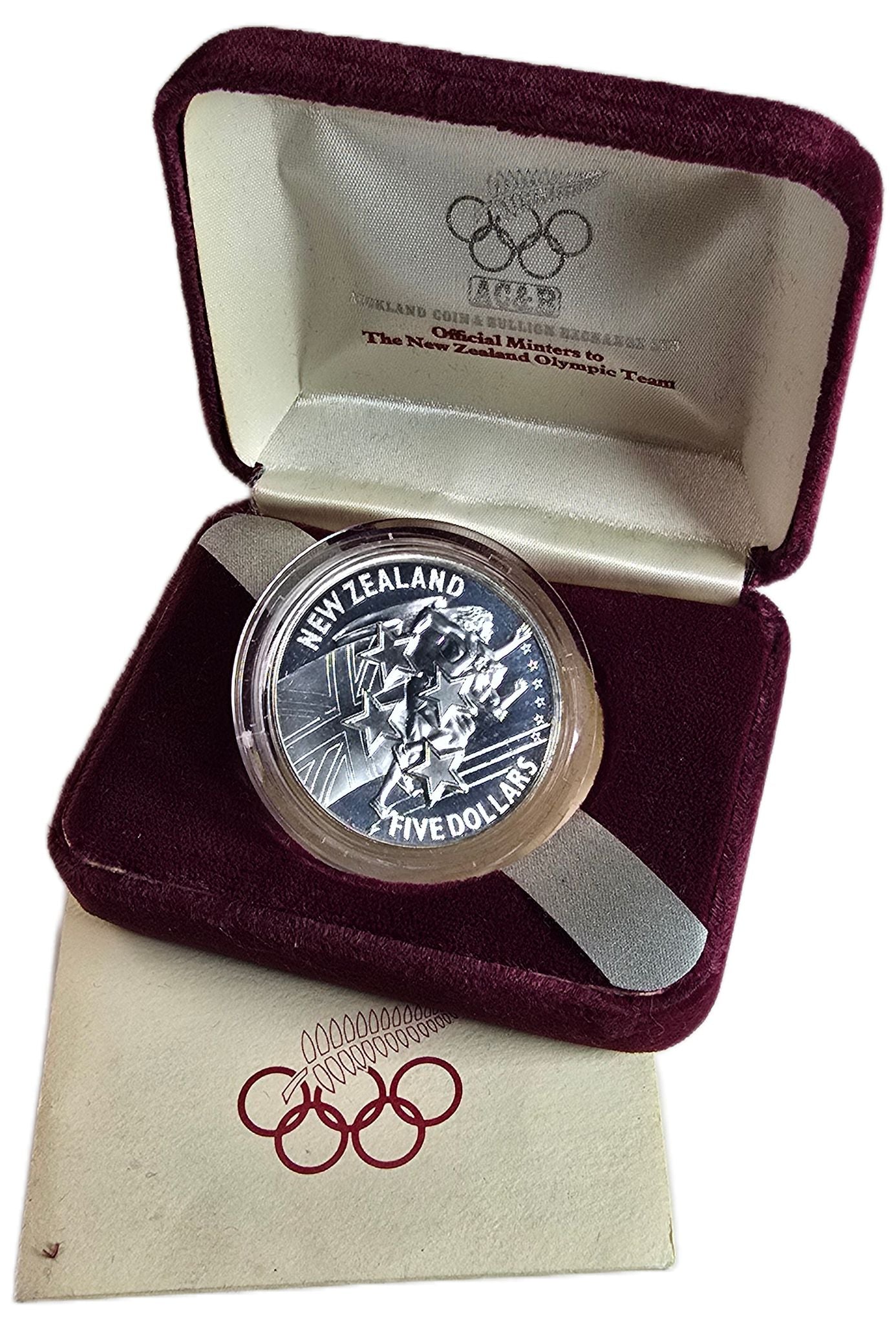 1984 New Zealand $1 Silver Proof Coin