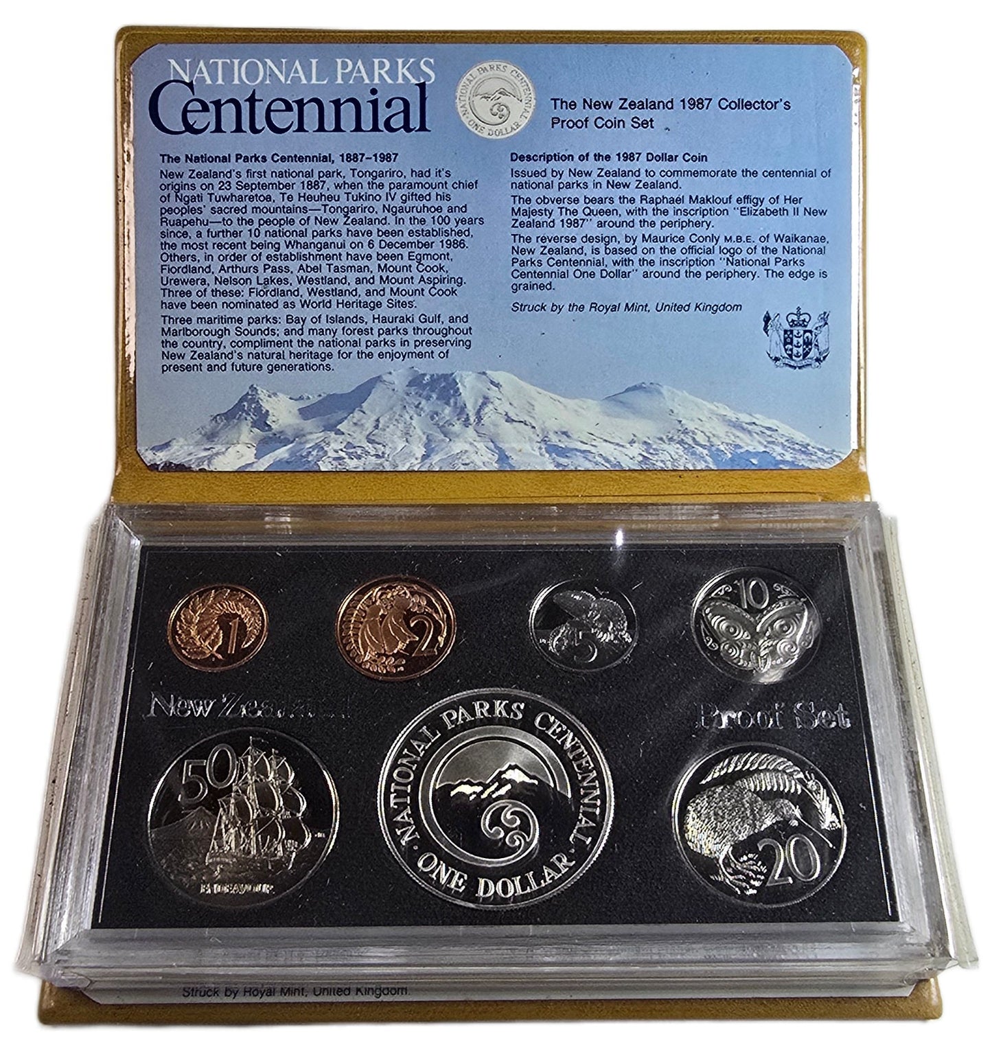 1987 New Zealand Annual Silver Proof Set