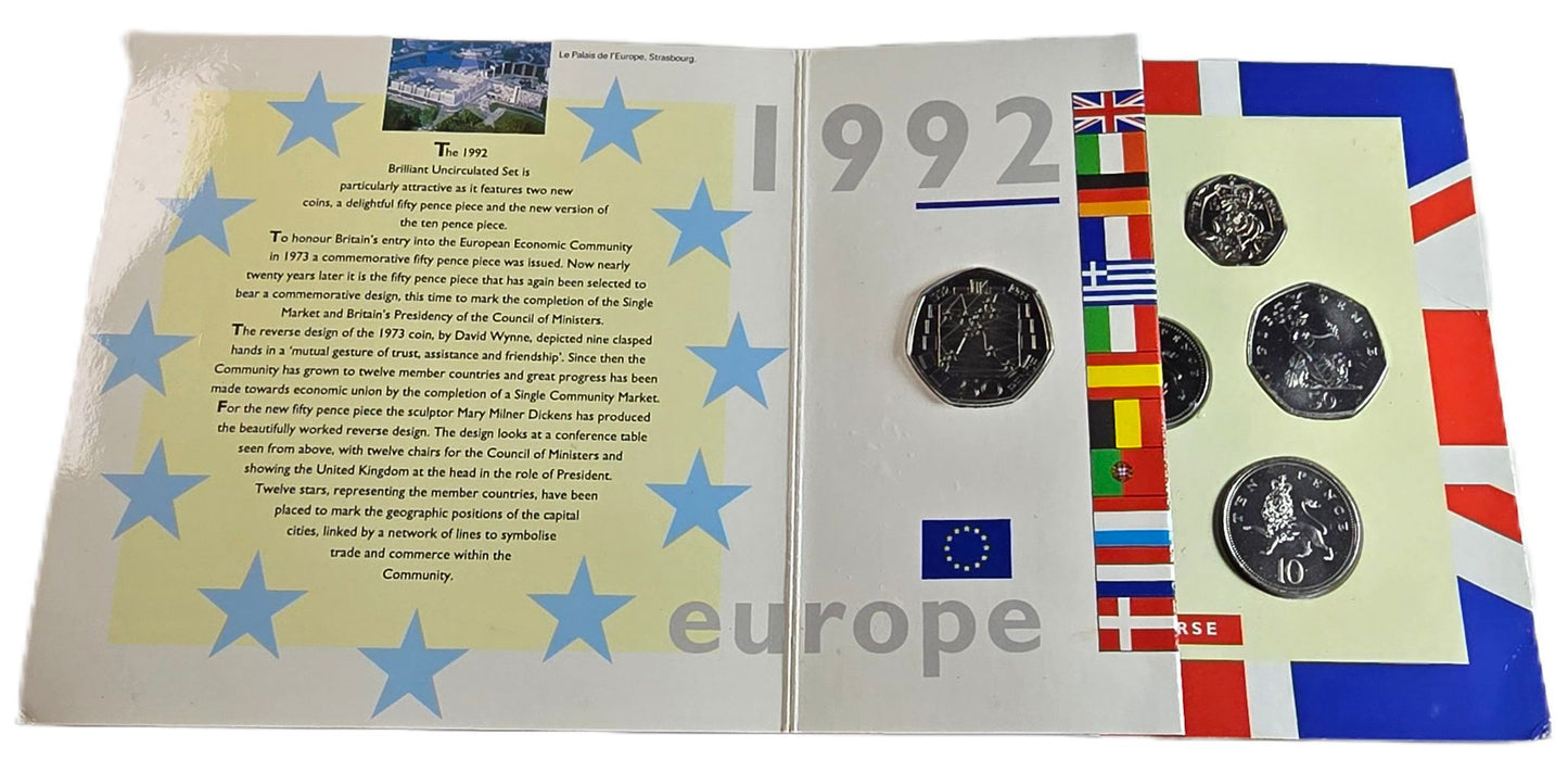 1992 United Kingdom Brilliant Uncirculated Set