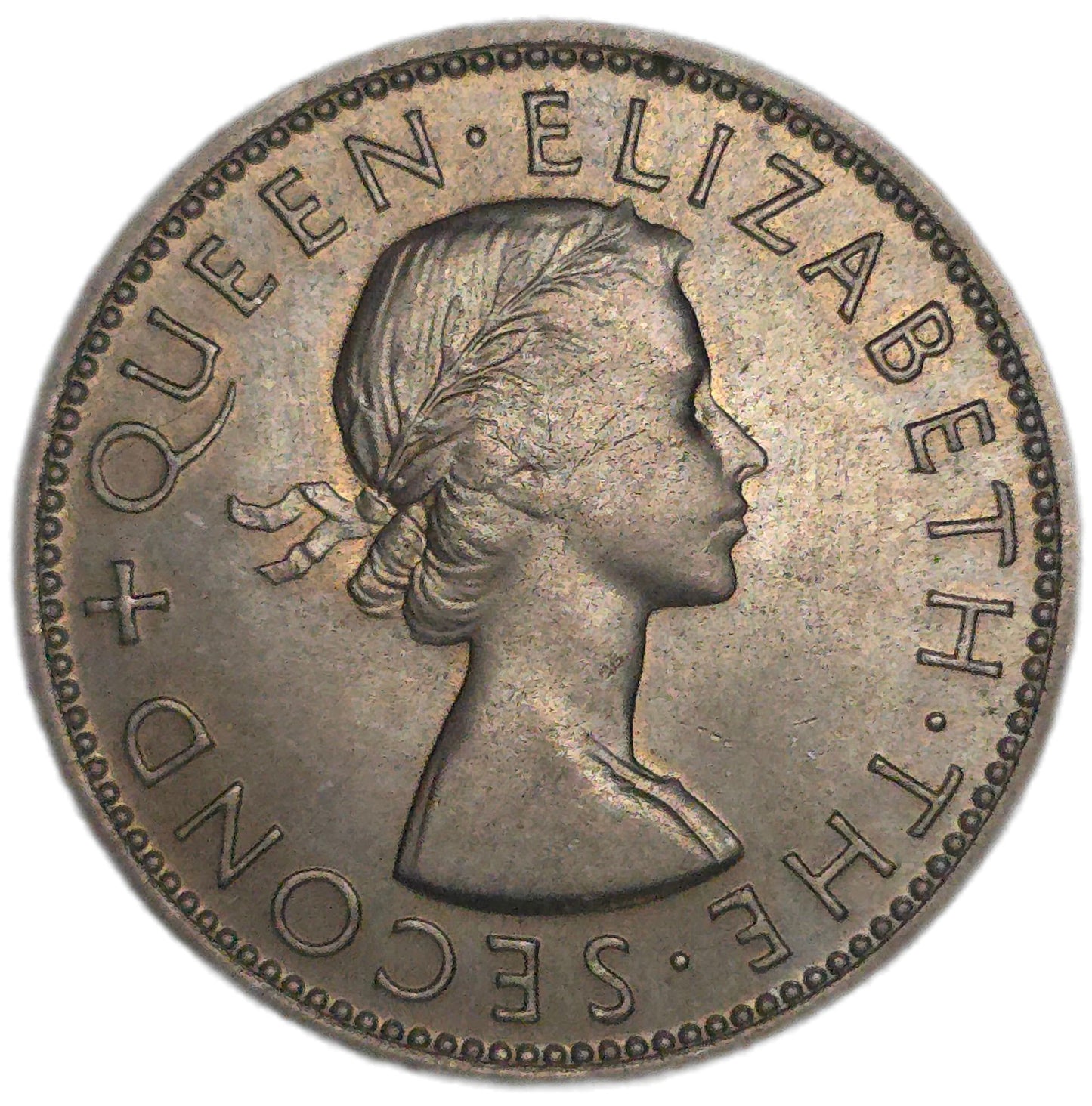 1953 New Zealand Florin, aUNC