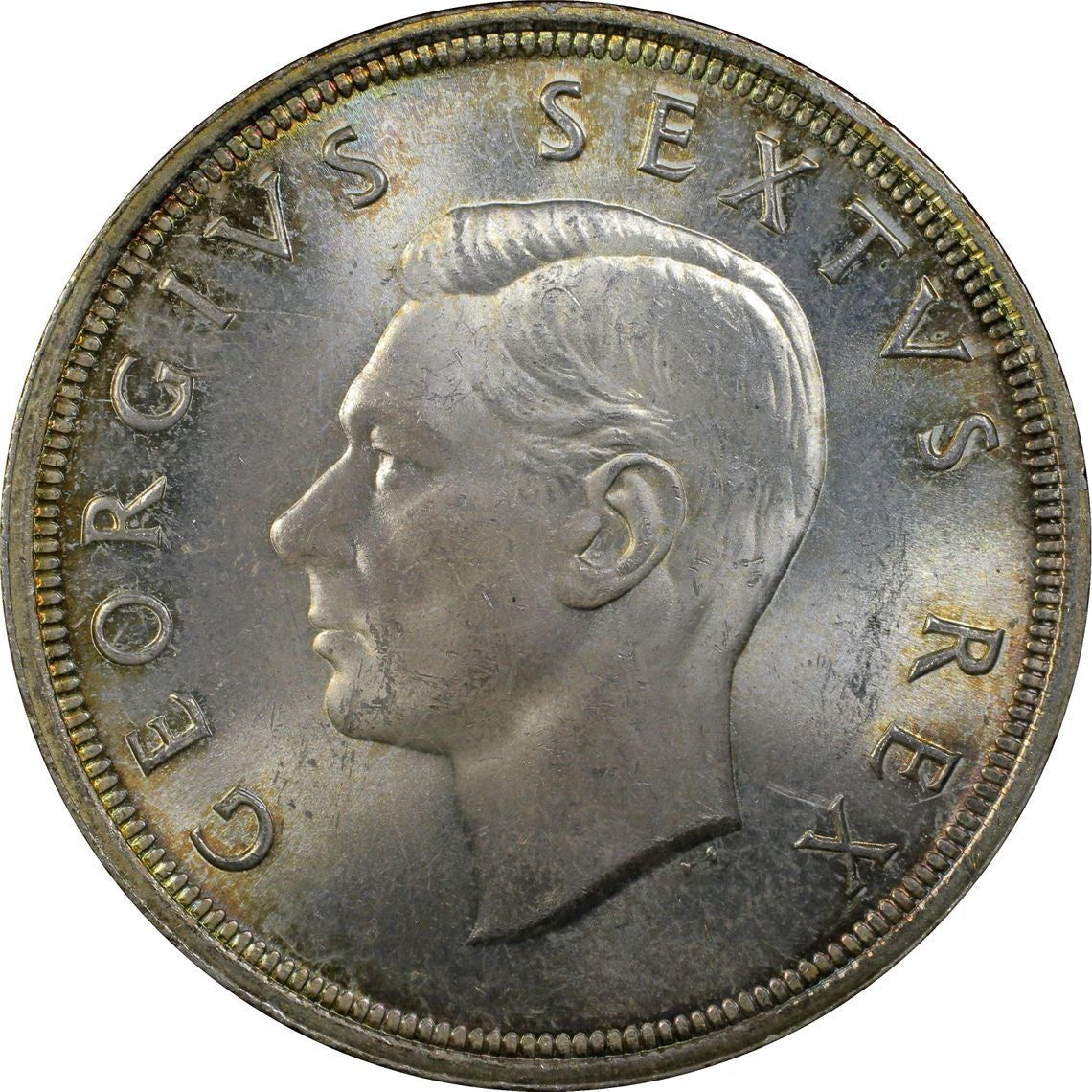 1948 South Africa 5 Shilling PCGS MS64 - Arts & Entertainment > Hobbies & Creative Arts > Collectibles > Collectible Coins & Currency > Collectible Coins > Rare Coins from The Half Crown
