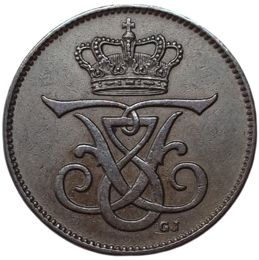 1907 Denmark 2 Ore - Arts & Entertainment > Hobbies & Creative Arts > Collectibles > Collectible Coins & Currency > Collectible Coins > Rare Coins from The Half Crown