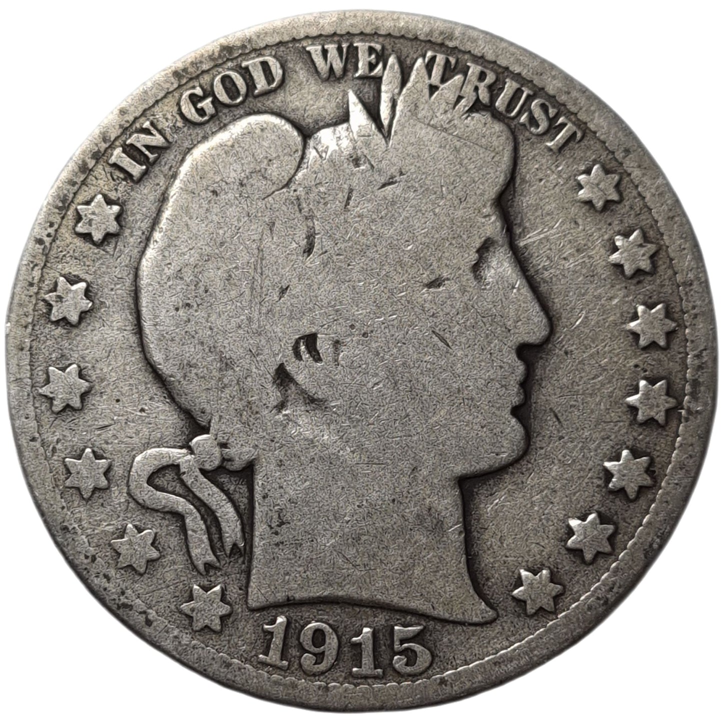 1915(D) United States Half Dollar