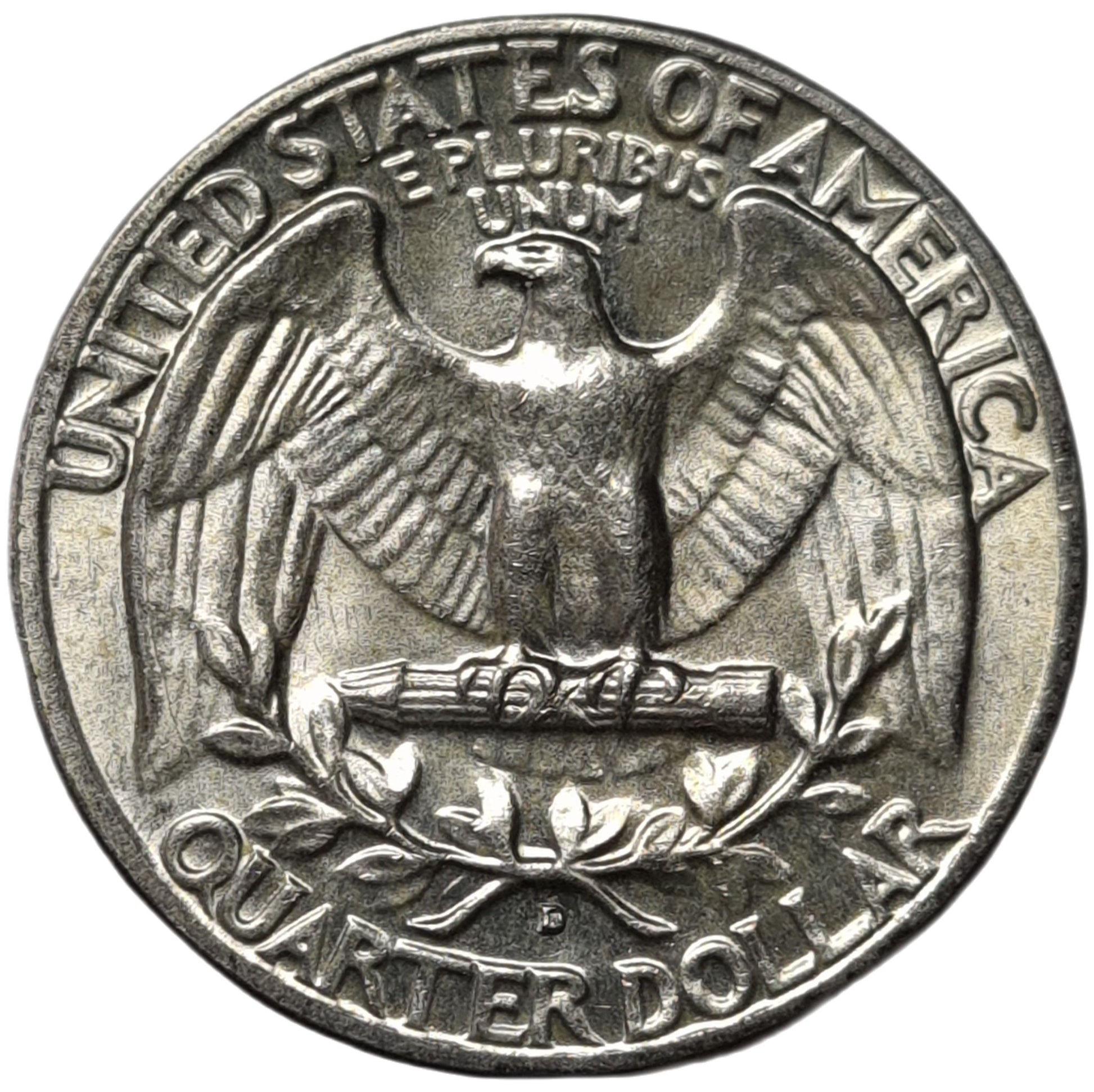 1964 United States Washington Quarter, 90% Silver, Uncirculated - Arts & Entertainment > Hobbies & Creative Arts > Collectibles > Collectible Coins & Currency > Collectible Coins > Rare Coins from The Half Crown