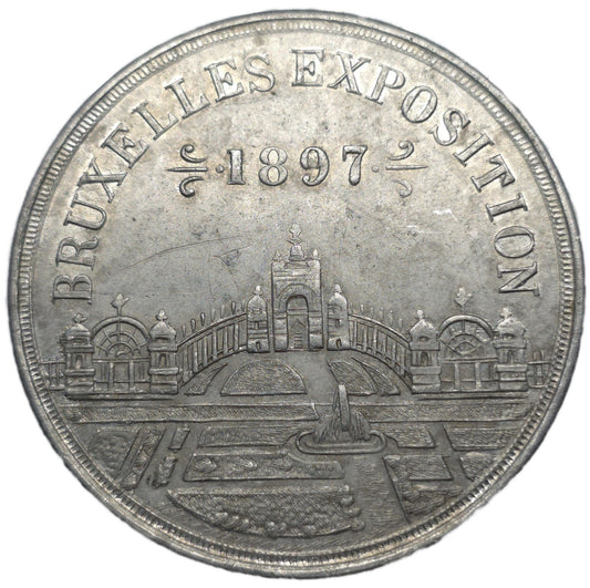 1897 Brussels International Exposition - Arts & Entertainment > Hobbies & Creative Arts > Collectibles > Collectible Coins & Currency > Collectible Coins > Commemorative Coins from The Half Crown