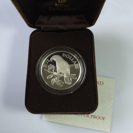 1996 Five Dollar Kaka Proof, 92.5% Silver - Arts & Entertainment > Hobbies & Creative Arts > Collectibles > Collectible Coins & Currency > Collectible Coins > Commemorative Coins from The Half Crown