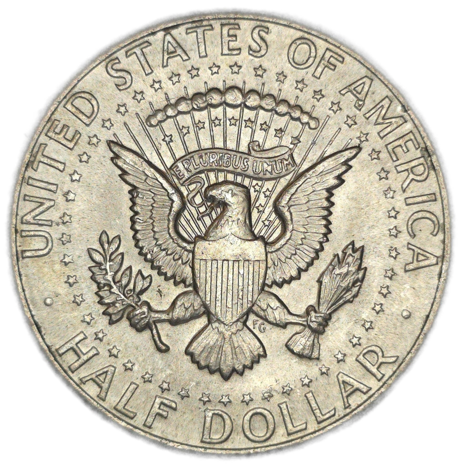 1964 United States JFK Half Dollars, 90% Silver, Uncirculated - Arts & Entertainment > Hobbies & Creative Arts > Collectibles > Collectible Coins & Currency > Collectible Coins > Rare Coins from The Half Crown