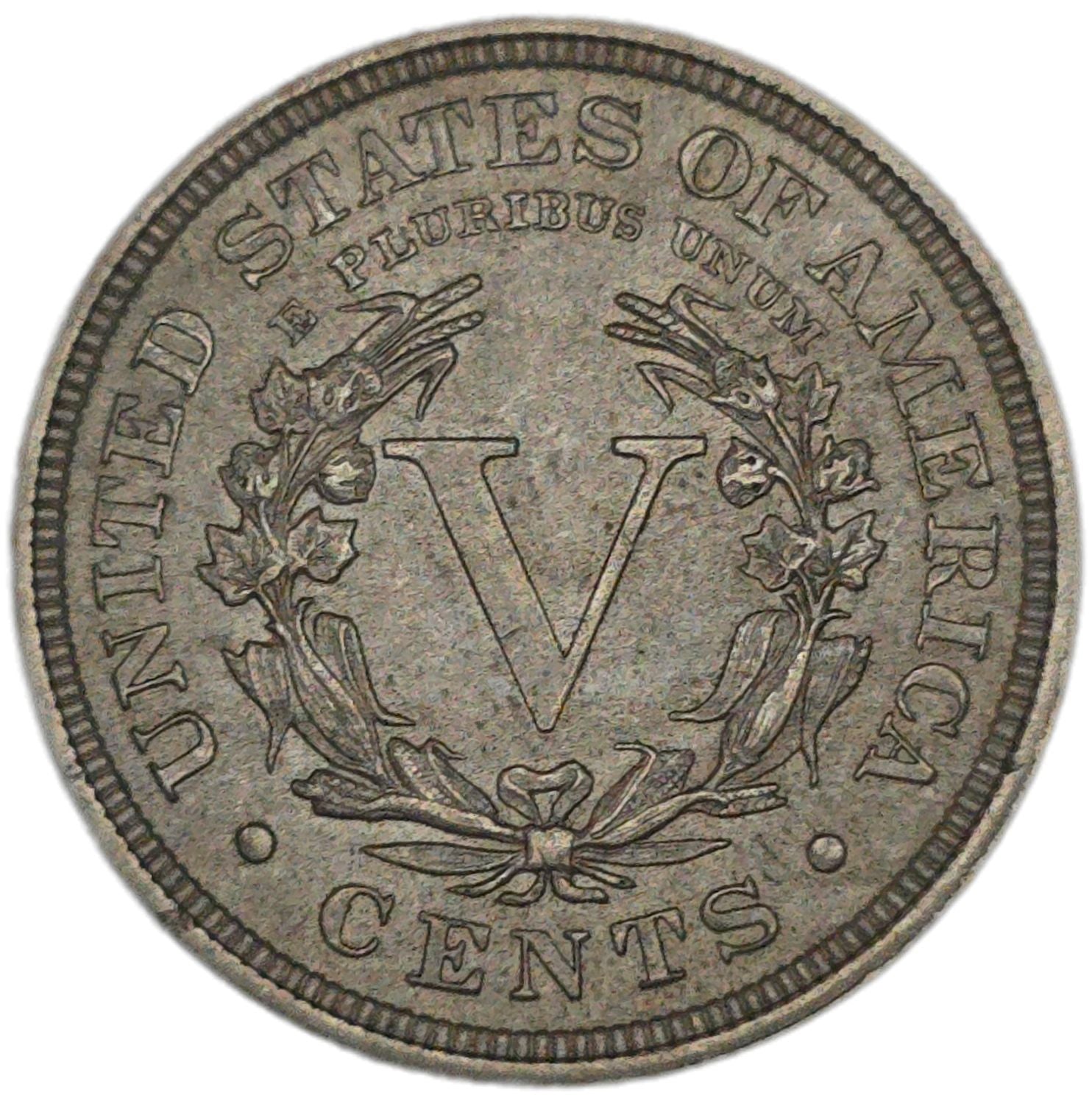 1907 US Liberty Head "V" Nickel - Arts & Entertainment > Hobbies & Creative Arts > Collectibles > Collectible Coins & Currency > Collectible Coins > Rare Coins from The Half Crown