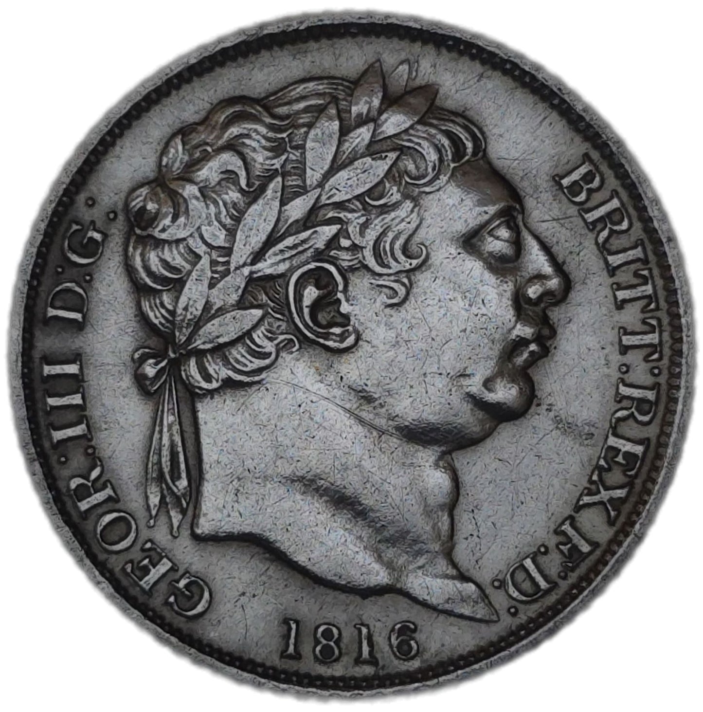 1816 UK Sixpence - Arts & Entertainment > Hobbies & Creative Arts > Collectibles > Collectible Coins & Currency > Collectible Coins > Rare Coins from The Half Crown