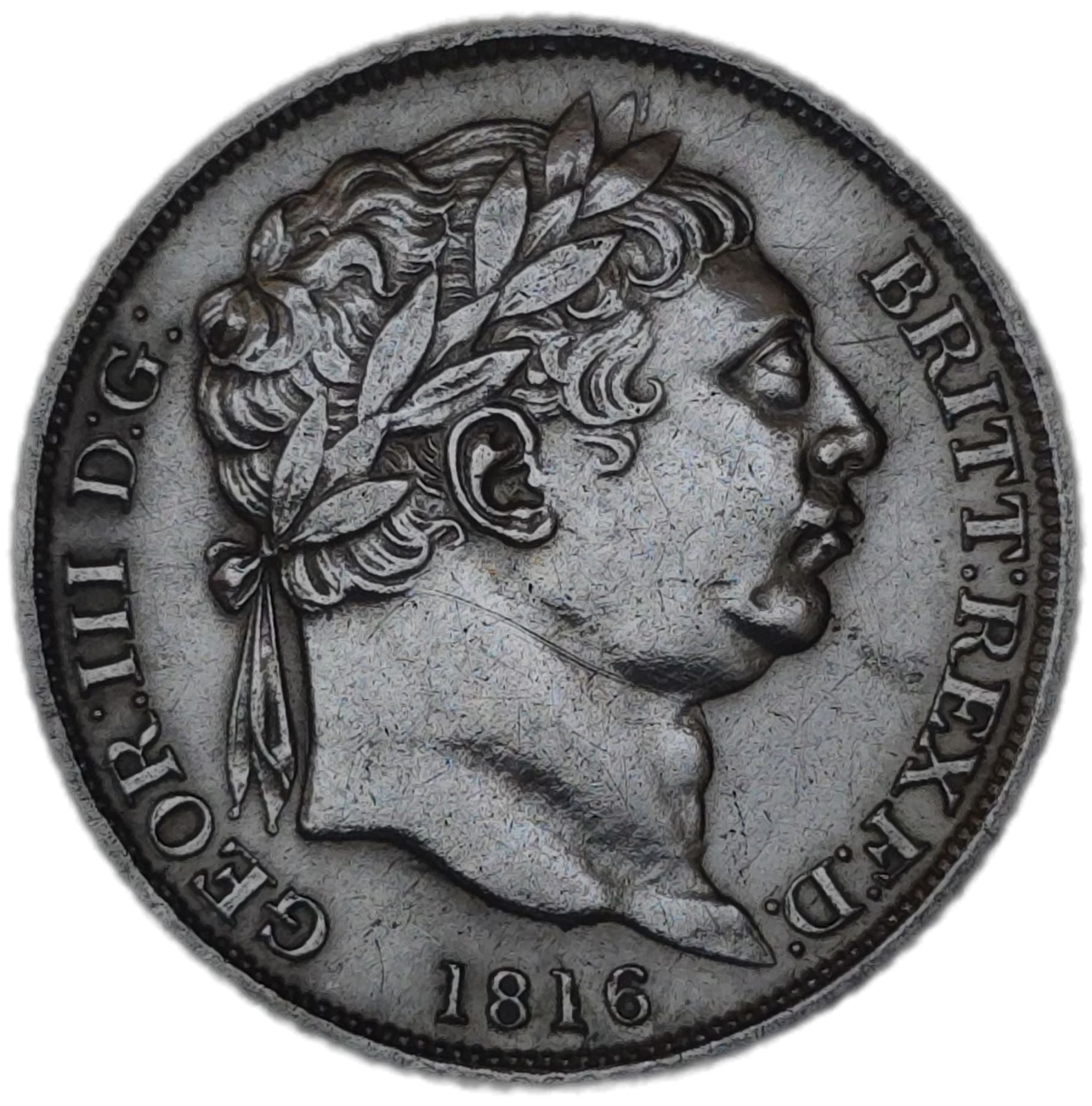 1816 UK Sixpence - Arts & Entertainment > Hobbies & Creative Arts > Collectibles > Collectible Coins & Currency > Collectible Coins > Rare Coins from The Half Crown