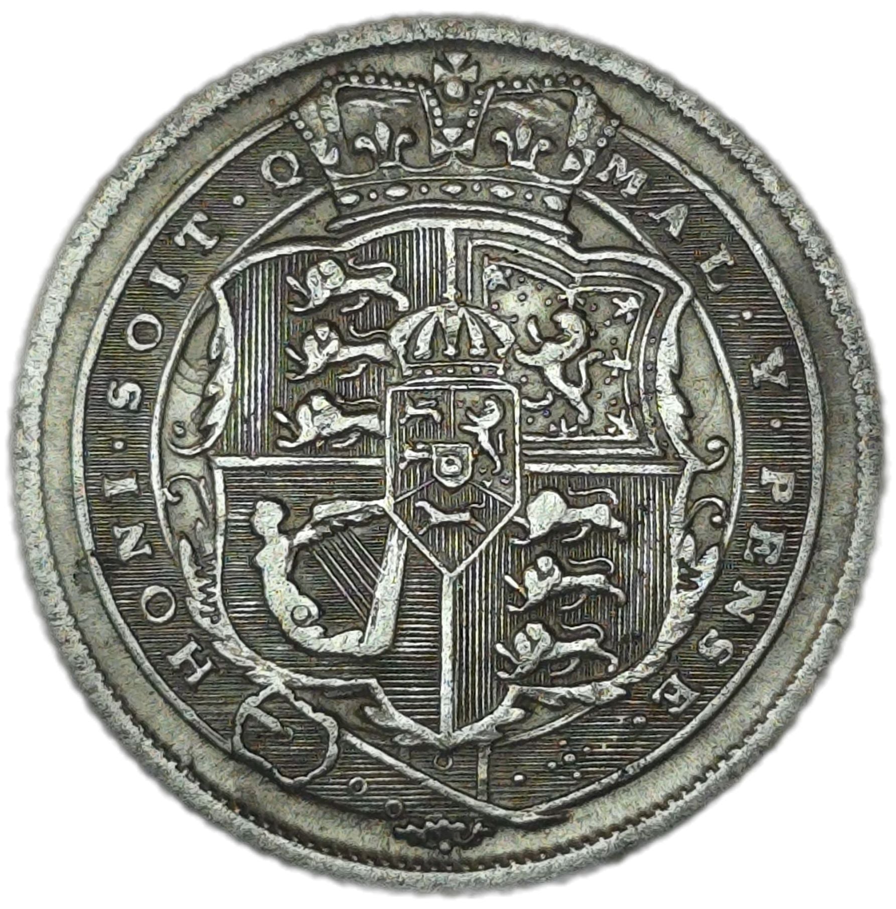 1816 UK Sixpence - Arts & Entertainment > Hobbies & Creative Arts > Collectibles > Collectible Coins & Currency > Collectible Coins > Rare Coins from The Half Crown