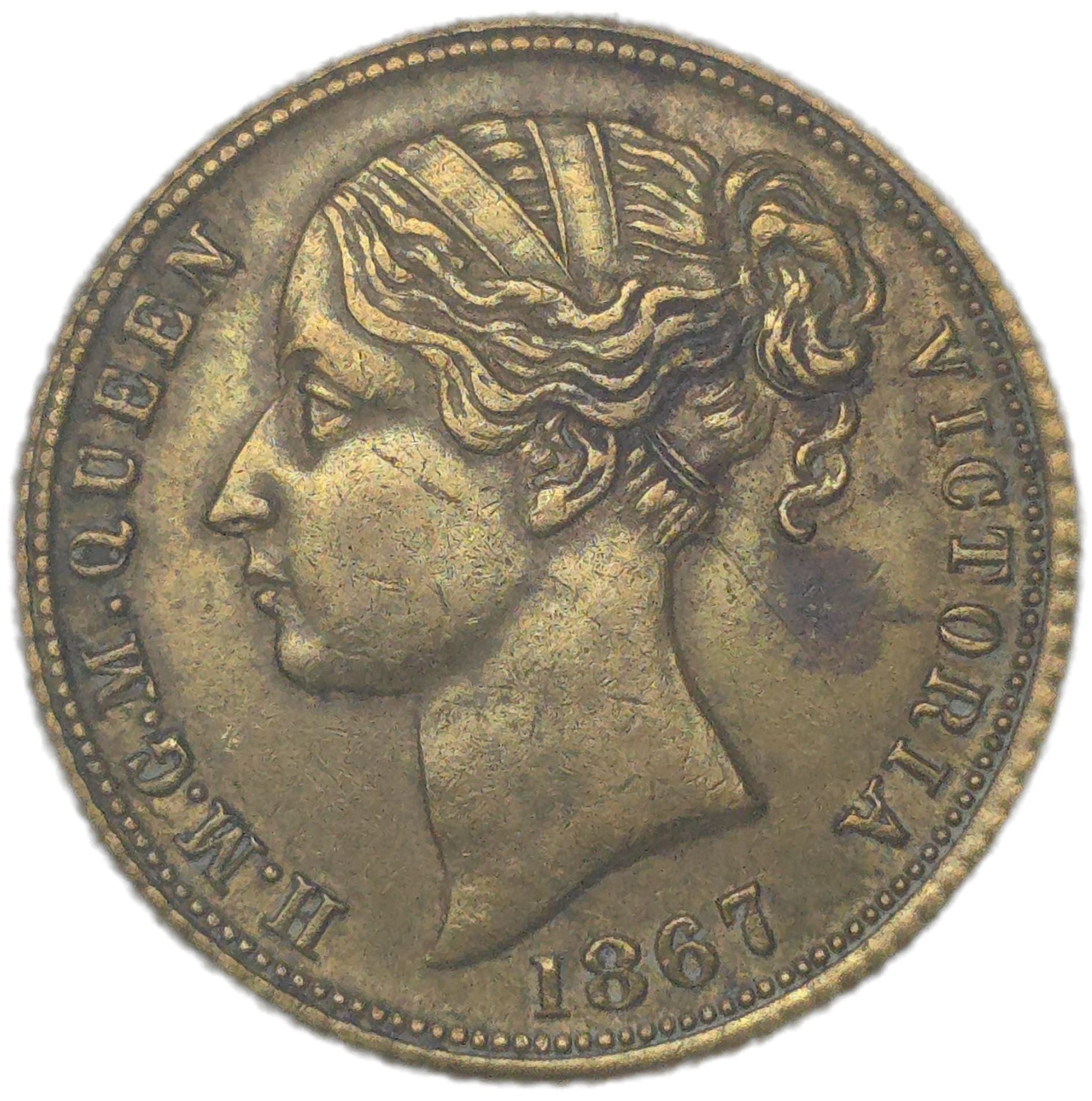 1867 United Kingdom Birmingham "W.B.Reeves" Token - Arts & Entertainment > Hobbies & Creative Arts > Collectibles > Collectible Coins & Currency > Collectible Coins > Rare Coins from The Half Crown