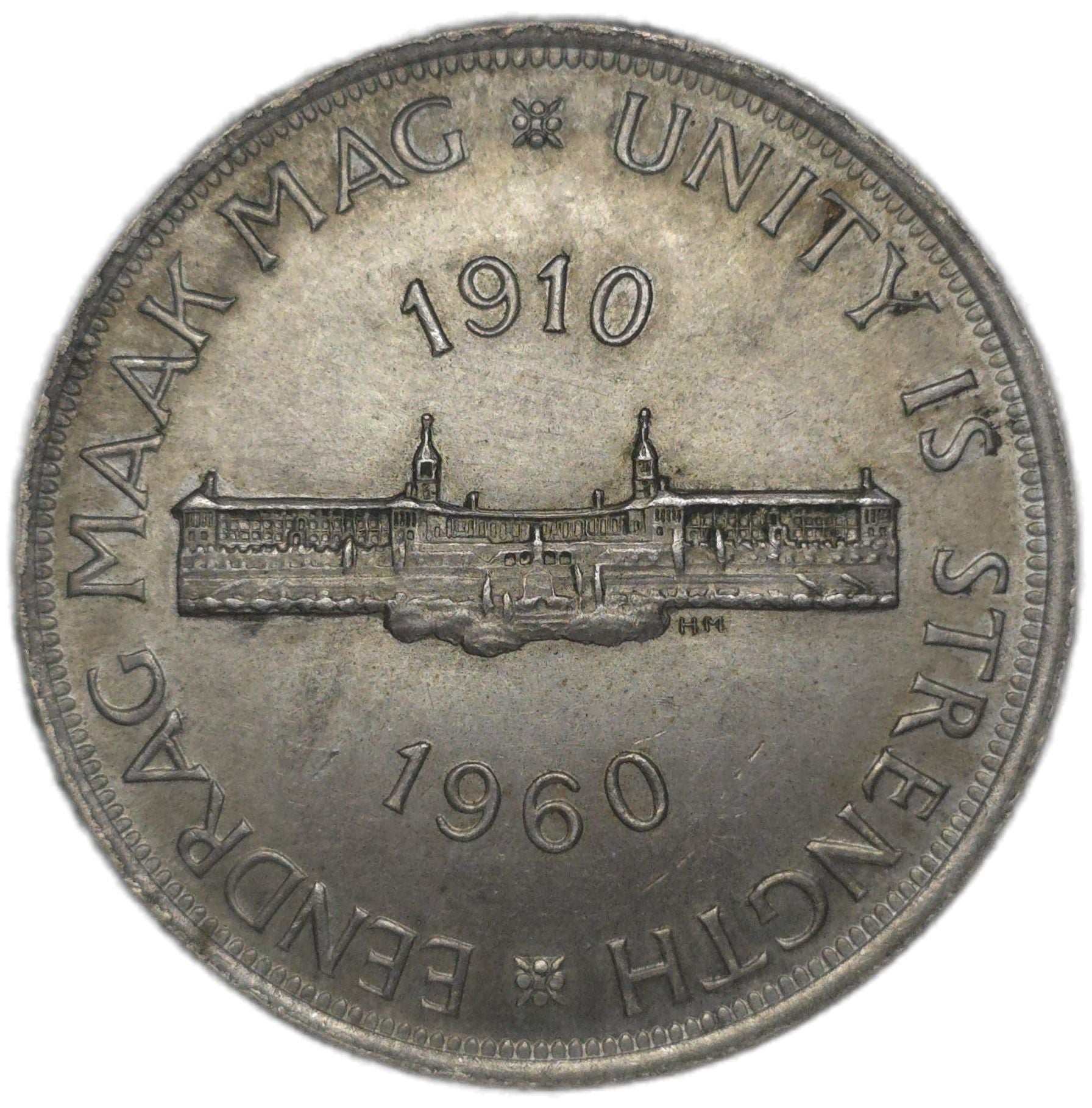 1960 South Africa 5 Shillings - Arts & Entertainment > Hobbies & Creative Arts > Collectibles > Collectible Coins & Currency > Collectible Coins > Rare Coins from The Half Crown