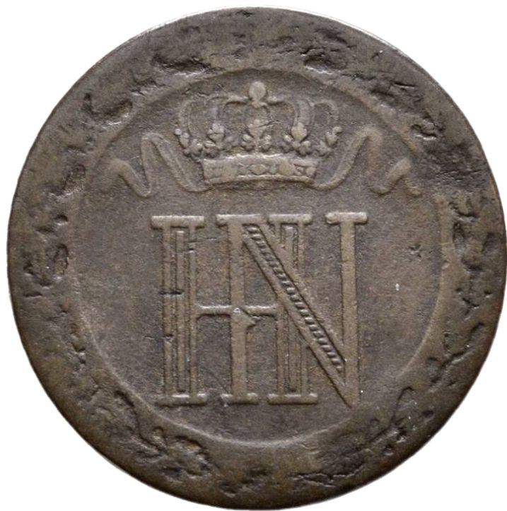 1812 German States 20 Centimes, Hieronymus Napoleon - Arts & Entertainment > Hobbies & Creative Arts > Collectibles > Collectible Coins & Currency > Collectible Coins > Rare Coins from The Half Crown