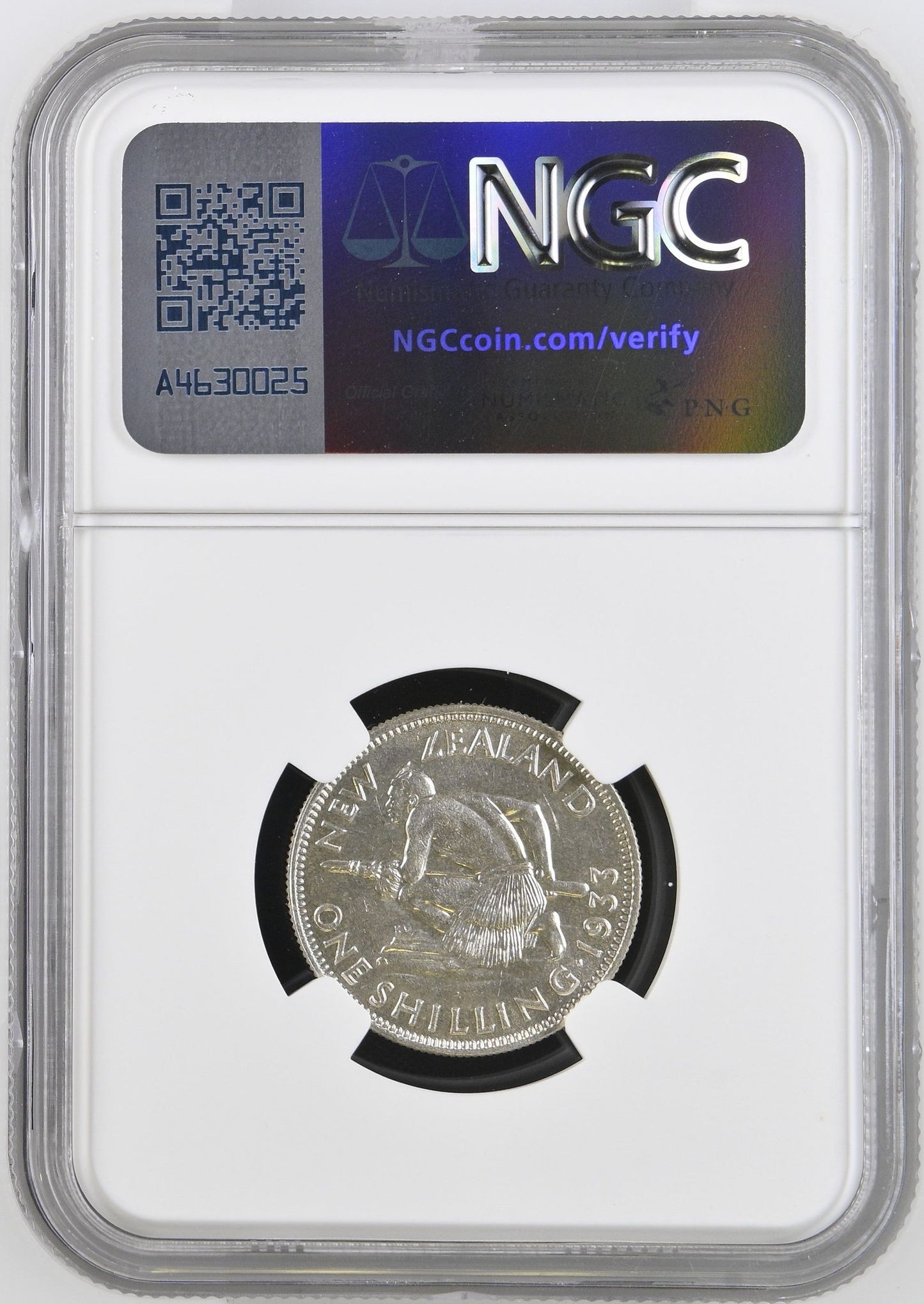 1933 New Zealand Shilling NGC MS63 - Arts & Entertainment > Hobbies & Creative Arts > Collectibles > Collectible Coins & Currency > Collectible Coins > Rare Coins from The Half Crown