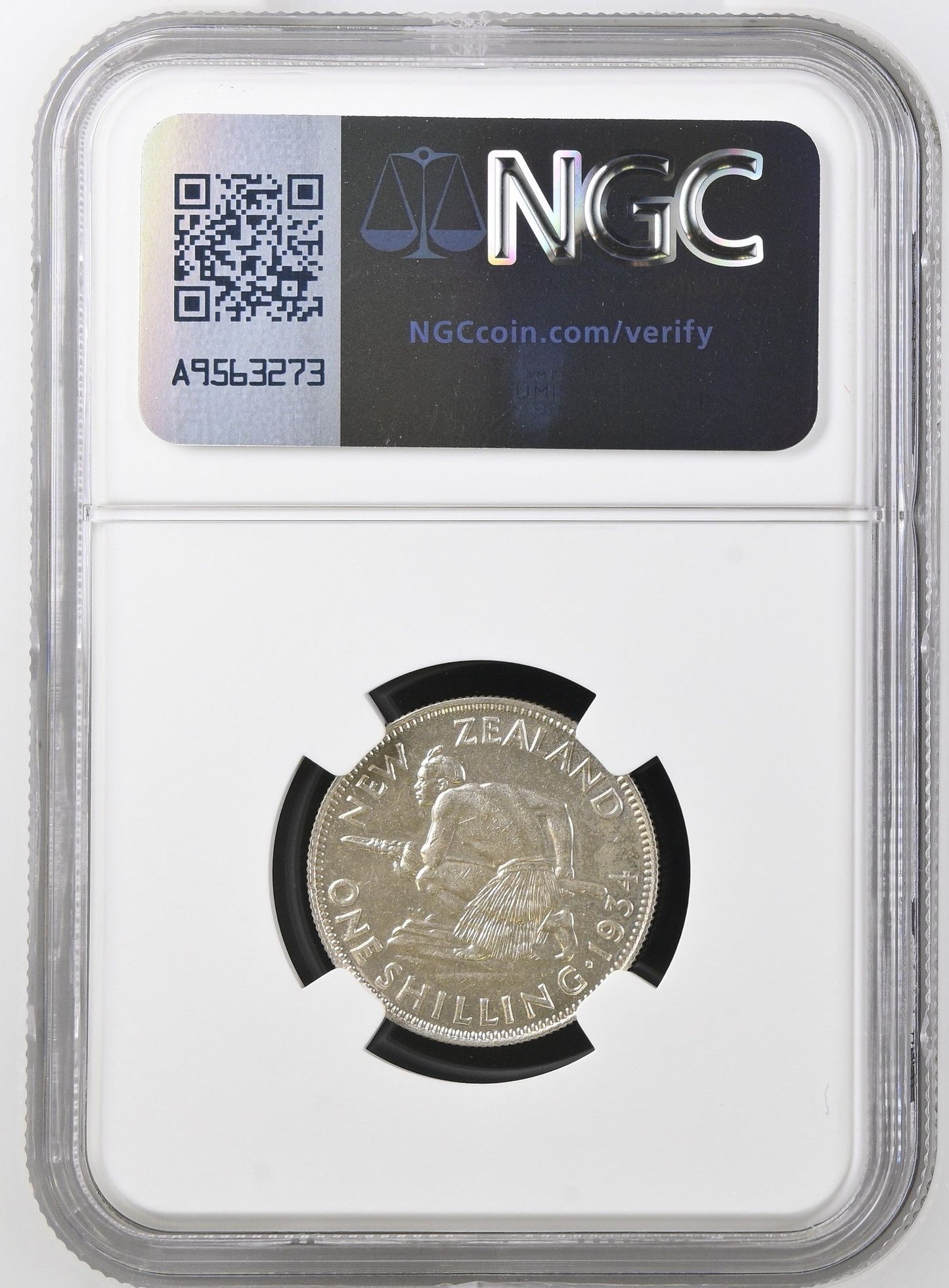 1934 New Zealand Shilling NGC MS62 - Arts & Entertainment > Hobbies & Creative Arts > Collectibles > Collectible Coins & Currency > Collectible Coins > Rare Coins from The Half Crown
