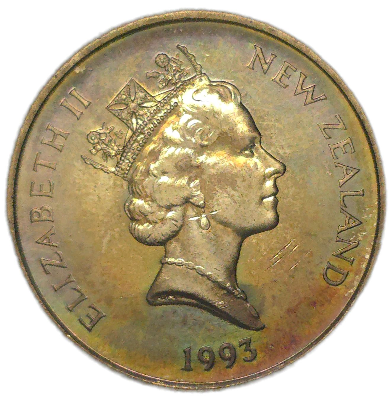 1993 New Zealand $2, Kingfisher