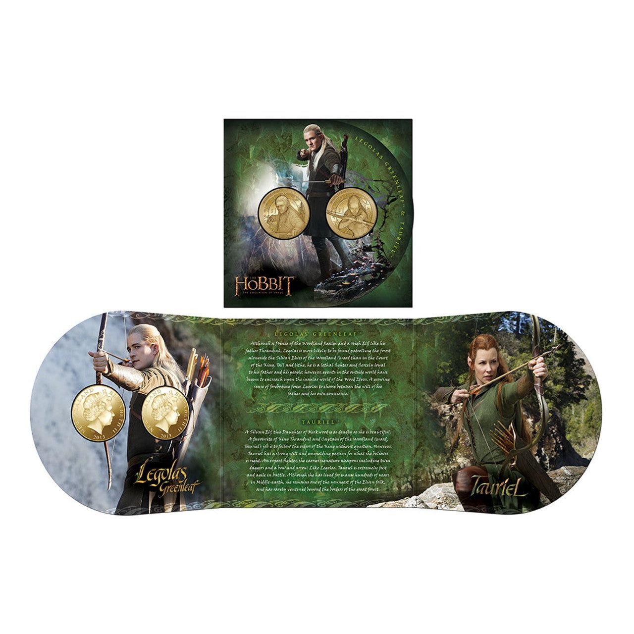 The Hobbit: The Desolation of Smaug Brilliant Uncirculated Coin Set - Arts & Entertainment > Hobbies & Creative Arts > Collectibles > Collectible Coins & Currency > Collectible Coins > Commemorative Coins from The Half Crown