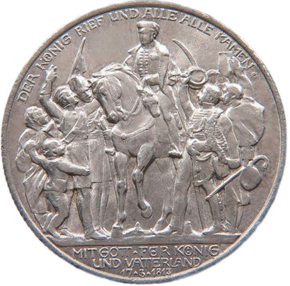 1913 Prussia 2 Marks, VF