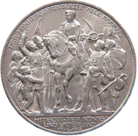 1913 Prussia 2 Marks, VF