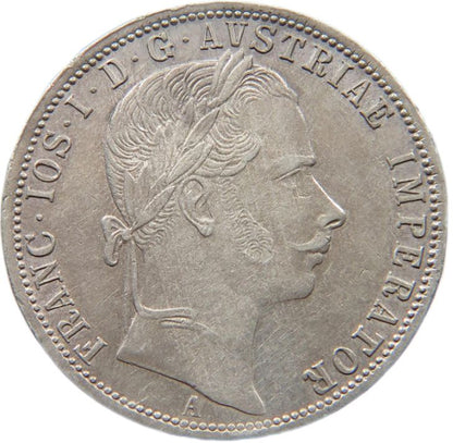 1861 Austrian Empire 1 Florin, EF