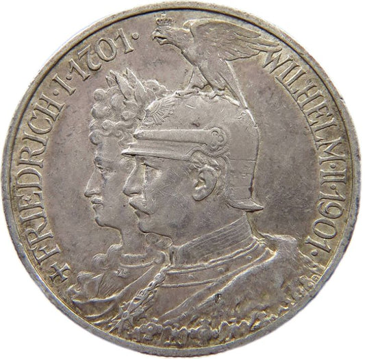 1901 Prussia 2 Marks, VF