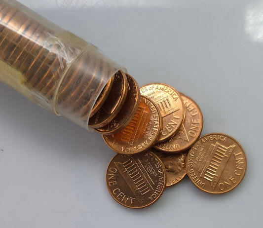 1964(D) USA 1 Penny, Uncirculated Roll of 50