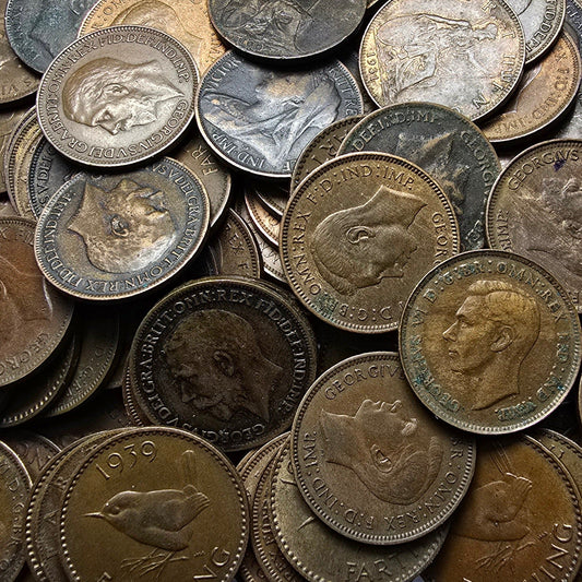 1838- 1936 UK Farthings  [random date, price per coin]