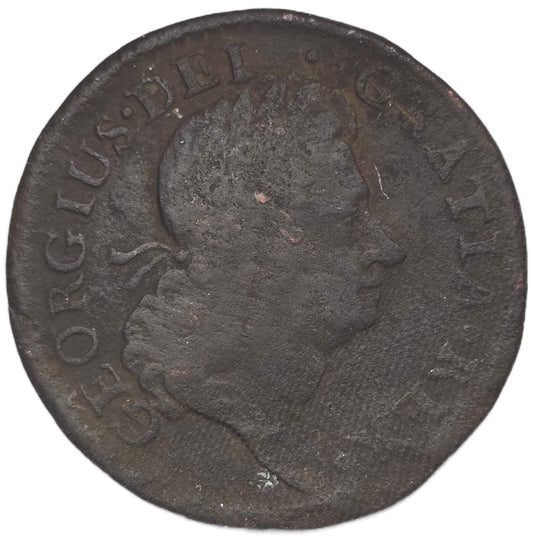 1723 Ireland Hibernia Farthing, George I