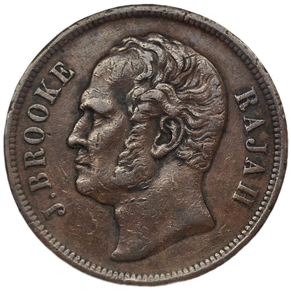 1863 Sarawak/British Malaysia One Cent