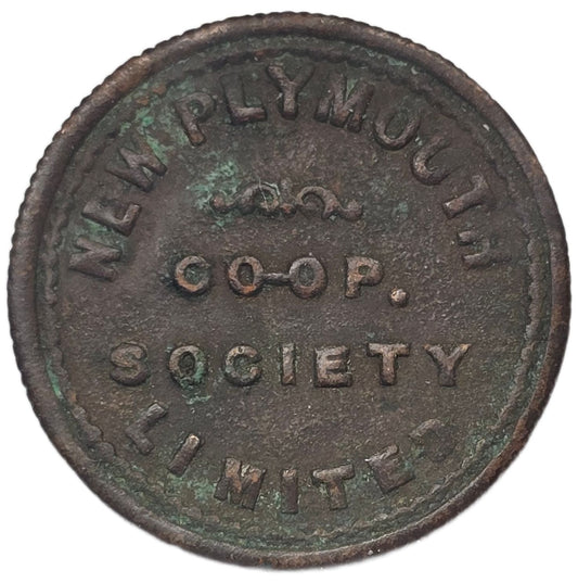 New Plymouth Co-operative Society Token