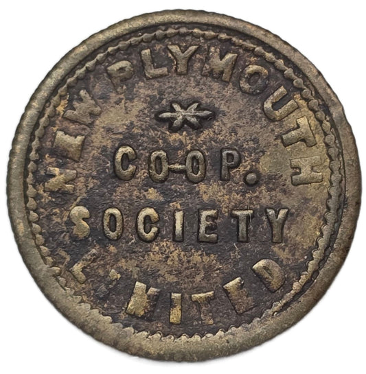 New Plymouth Co-operative Society Token