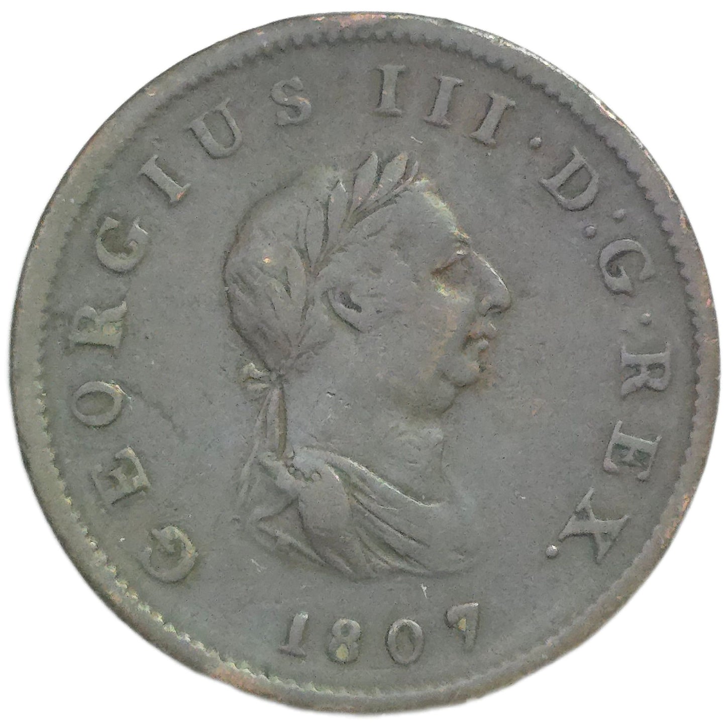 1807 United Kingdom Half Penny, George III
