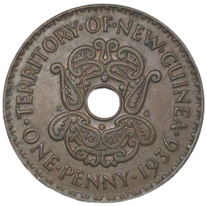 1936 Papua New Guinea 1 Penny